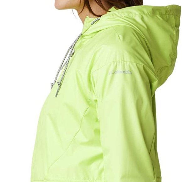 🆕Columbia Women’s Side Hill Fleece Lined Windbreaker, XL - Voltage, Authentic - Picture 2 of 5